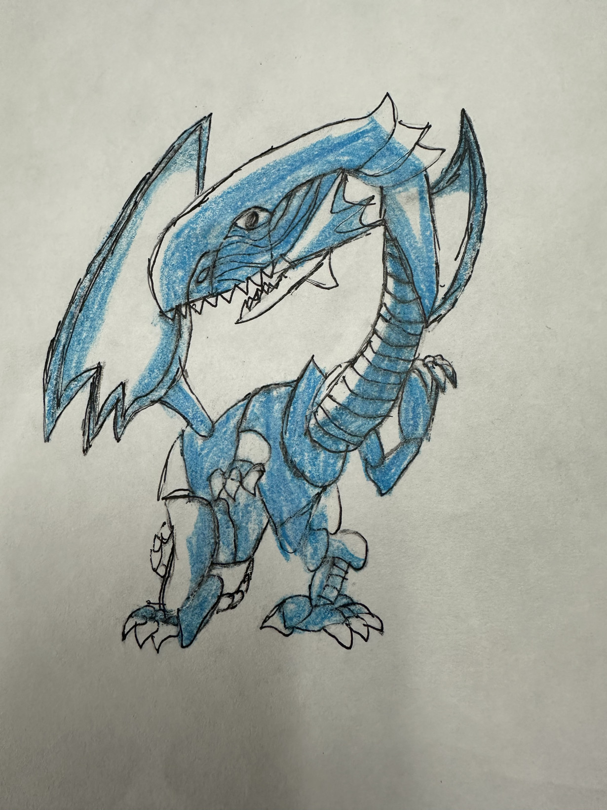 The blue eyes white dragon