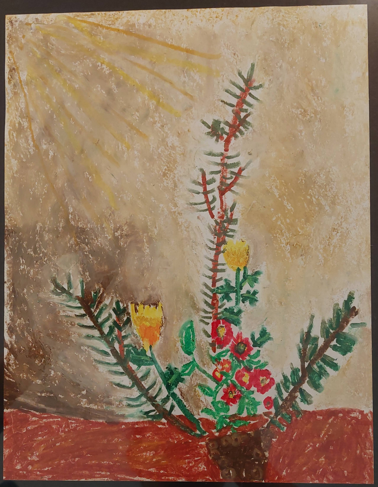 Flowers in a vase