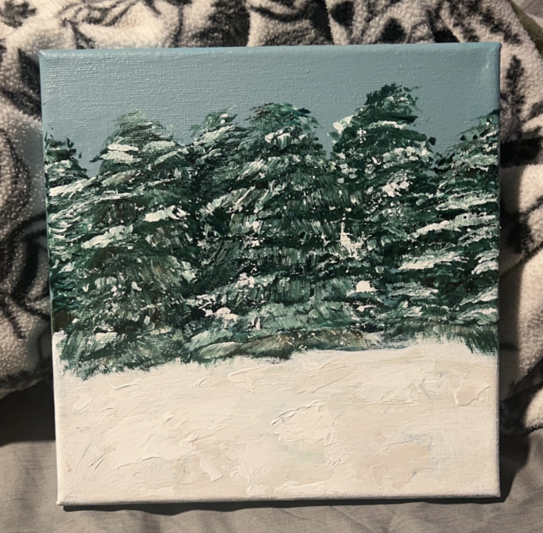 Snowy trees