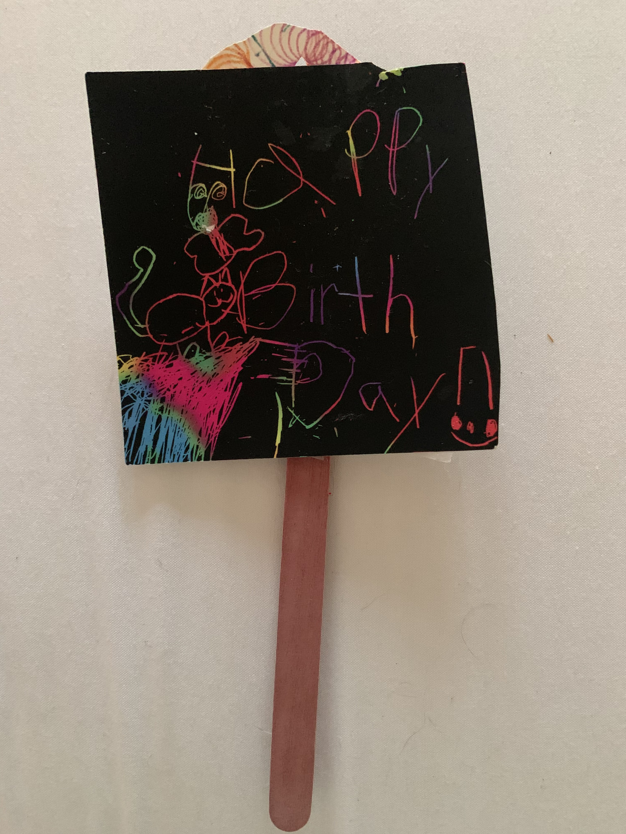 Mini Happy Birthday sign