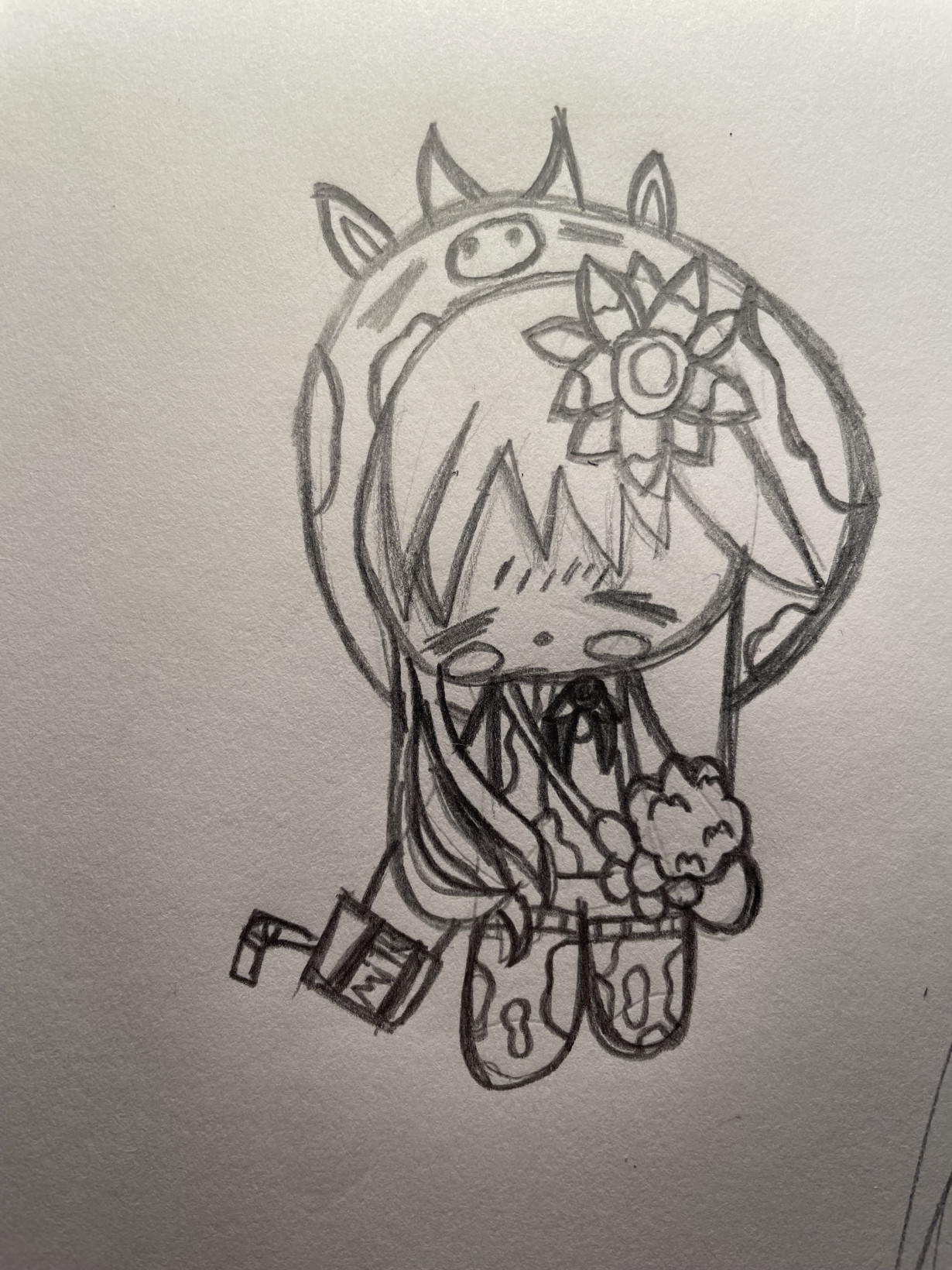 Strawberry Milk Cow Chibi Girl