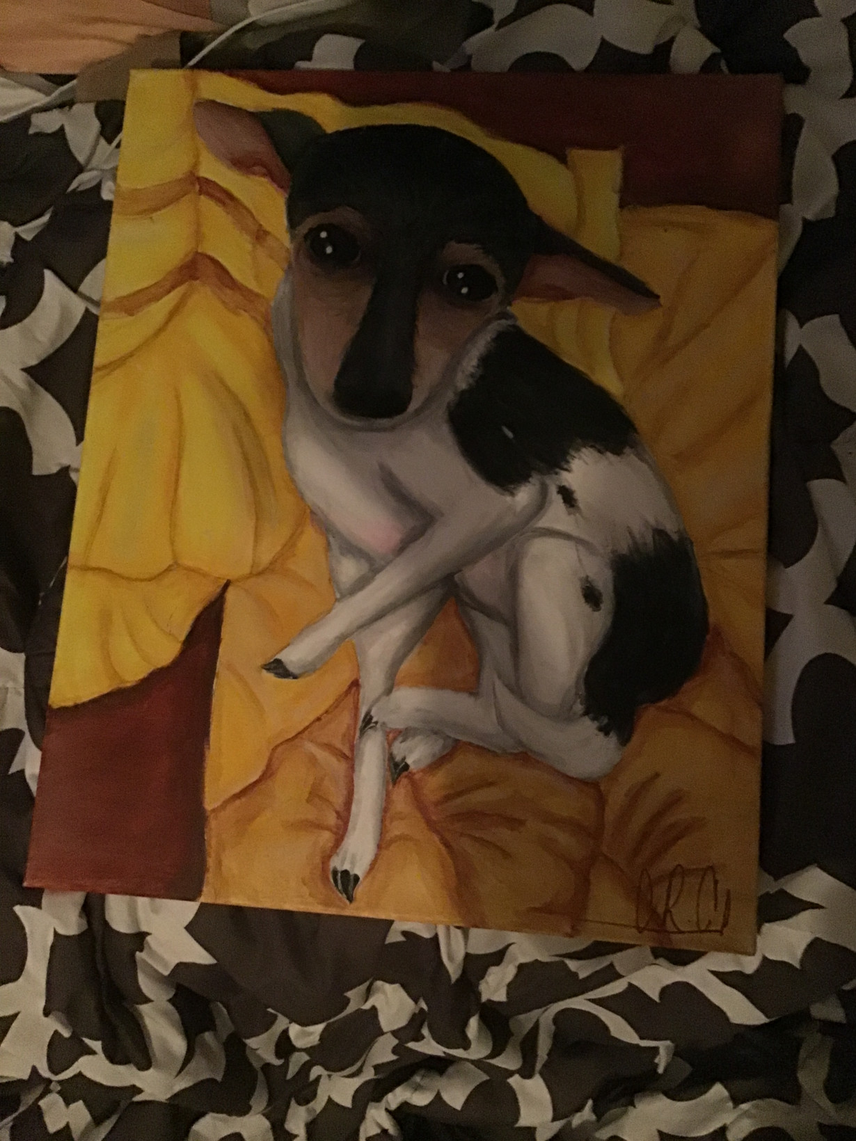 Jack Russel Terrier Painting